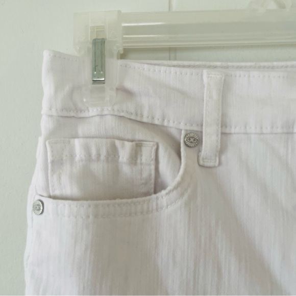 sofia by sofia vergara White Skinny Jeans with Frayed Hem - Picture 4 of 12